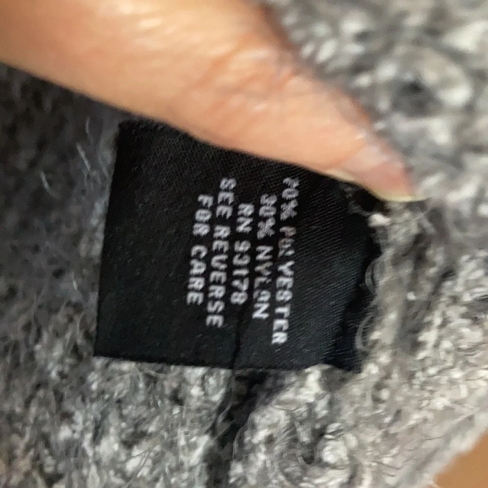 Last Call❌🌹$22ifbundle2 Premise soft cowlneck ribbed grey sweater w stretch  XS - Picture 11 of 14